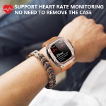 S SHELLBOX New Design Luxury Shockproof 316 Stainless Steel Watch Case For Apple Watch Ultra 49mm With Silicon Watchband